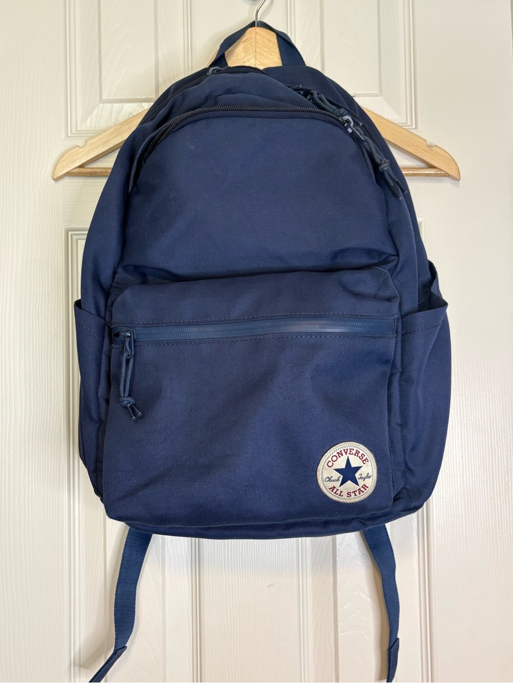 Converse Chuck Taylor All Star Navy Blue Backpack Laptop School Travel Bag